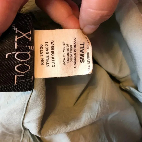 Vintage Logix women Full zip jacket Floral embroidered Patch Size S - Picture 5 of 6